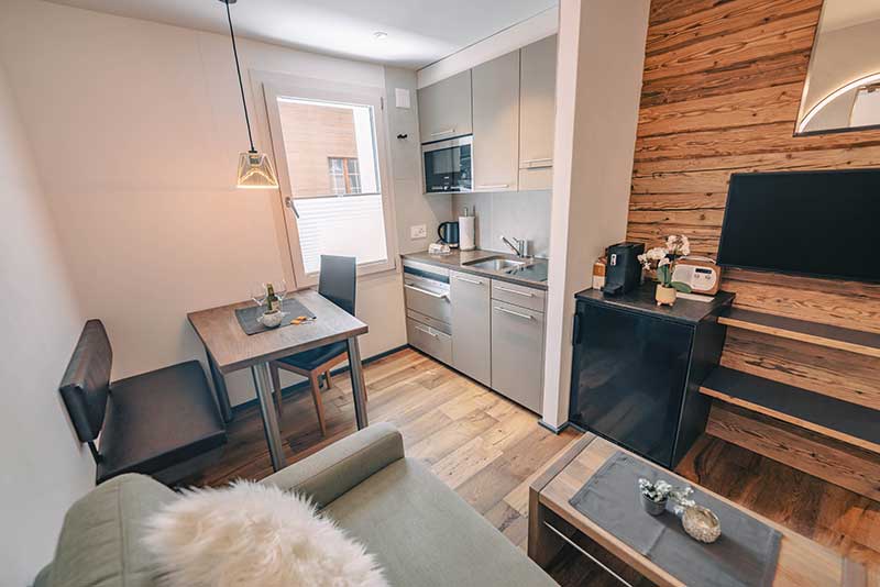Chalet Alpine Lodge- Wohnzimmer